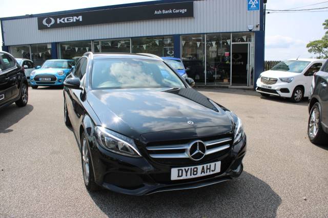 Mercedes-Benz C Class 2.1 C220d Sport Estate 5dr Diesel G-Tronic+ 4MATIC Euro 6 (s/s) (170 ps) Estate Diesel BLACK