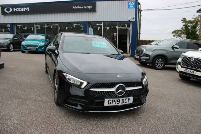 Mercedes-Benz A Class 1.5 A180d AMG Line (Executive) Hatchback 5dr Diesel 7G-DCT Euro 6 (s/s) (116 ps) Hatchback Diesel BLACK