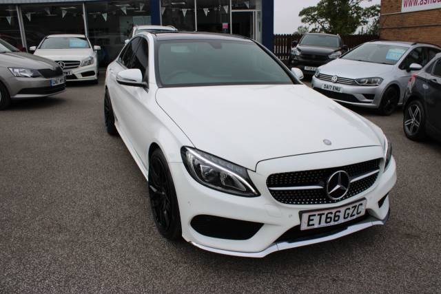 2017 Mercedes-Benz C Class 2.1 C220d AMG Line (Premium) Saloon 4dr Diesel G-Tronic+ Euro 6 (s/s) (170 ps)