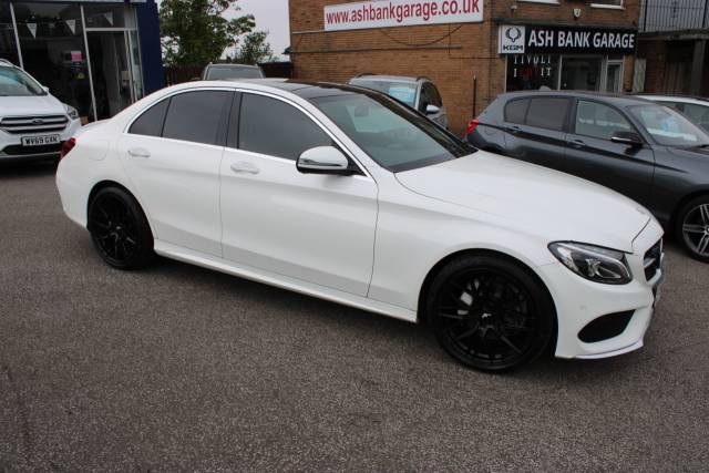 2017 Mercedes-Benz C Class 2.1 C220d AMG Line (Premium) Saloon 4dr Diesel G-Tronic+ Euro 6 (s/s) (170 ps)