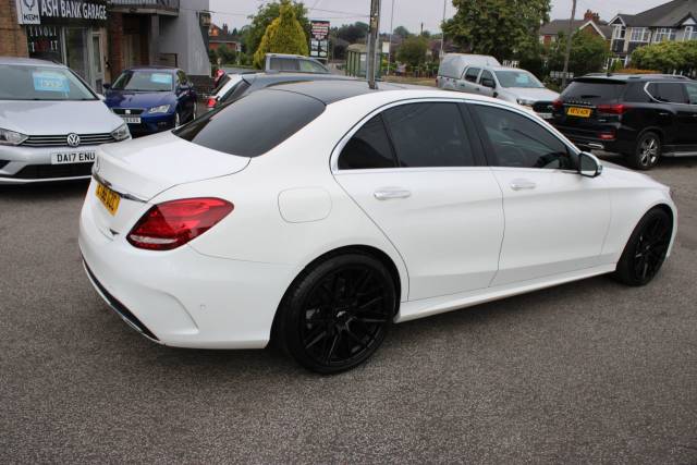 2017 Mercedes-Benz C Class 2.1 C220d AMG Line (Premium) Saloon 4dr Diesel G-Tronic+ Euro 6 (s/s) (170 ps)