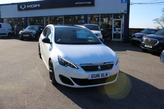 Peugeot 308 SW 2.0 BlueHDi GT Estate 5dr Diesel EAT Euro 6 (s/s) (180 ps) Estate Diesel WHITE
