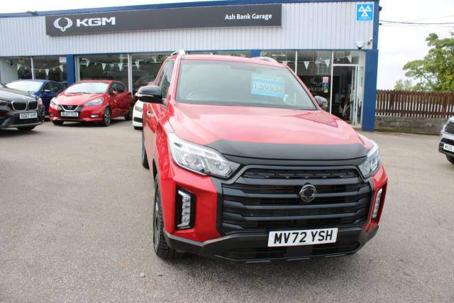 SsangYong Musso 2.2D Saracen Pickup Double Cab 4dr Diesel Auto 4WD Euro 6 (181 ps) Pickup Diesel RED