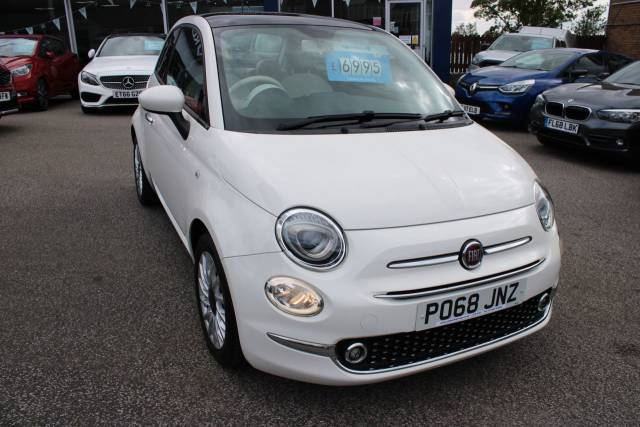 2018 Fiat 500 1.2 Lounge Hatchback 3dr Petrol Manual Euro 6 (s/s) (69 bhp)